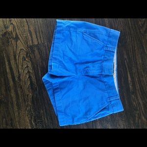 Blue J. Crew chino shorts size 4